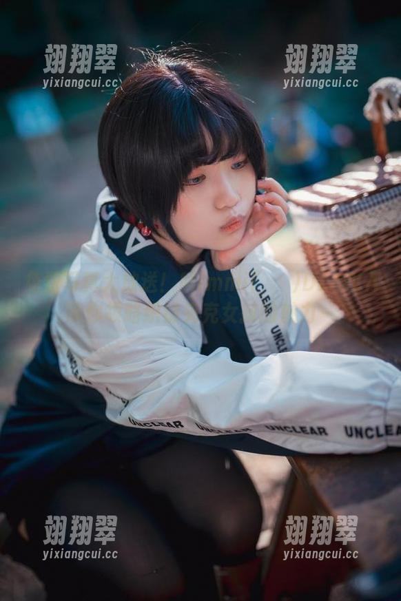 免费写真大放送！Mimmi(밈미)DJAWA带你领略织锦夹克女孩的魅力～-翊翔翠