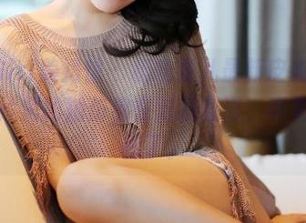 MyGirl美媛馆 - 杨晓青儿最新皮衣写真，图片里的她仿佛在对我低语，真是太神秘了。