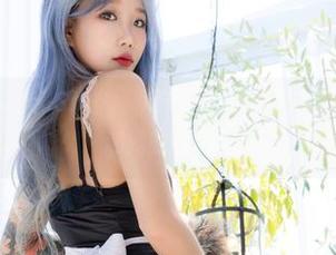 私房原图大公开：Sia(시아)[Paranhosu]樱花，花的娇羞和她的调皮！