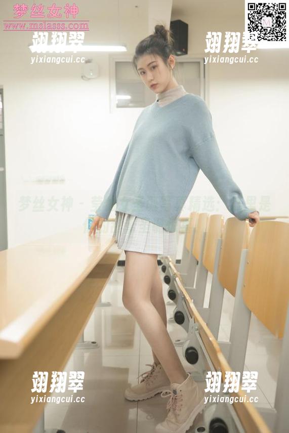 梦丝女神 - 莹仙女圣诞写真精选：这里是你的甜蜜圣诞惊喜！-翊翔翠